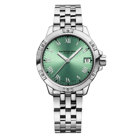 שעון Raymond Weil Tango Classic Ladies Quartz Green Dial Steel Date