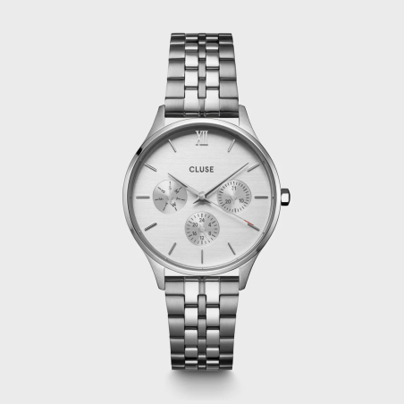 Minuit Multifunction Watch Steel, Full Silver Colour CW10703