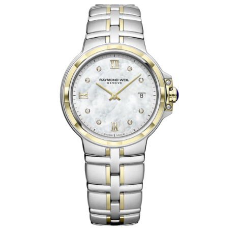 שעון Raymond Weil Parsifal Ladies Quartz Classic 8 Diamond Dial 30mm