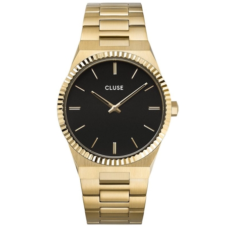 CW0101503007  Vigoureux Steel Black, Gold Colour