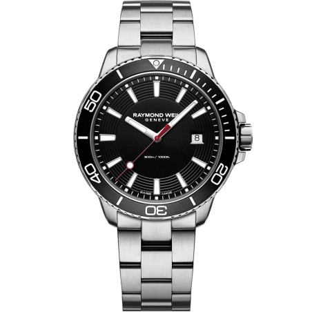 שעון Raymond Weil Tango 300 Quartz Steel Black Diver