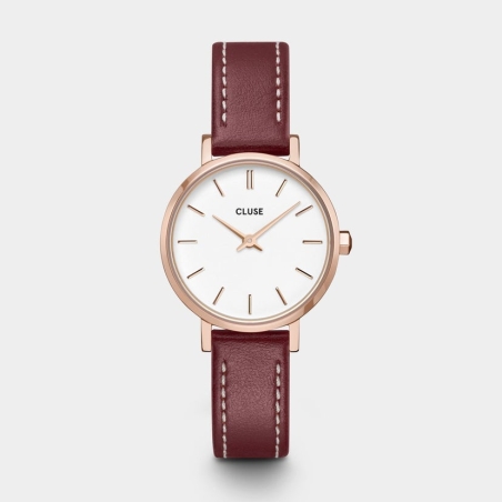  CW10504 Boho Chic Petite Leather Dark Red, Rose Gold Colour