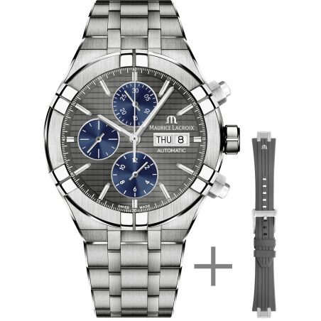 AIKON Automatic Chronograph Titanium 44mm AI6038-TT03F-330-A