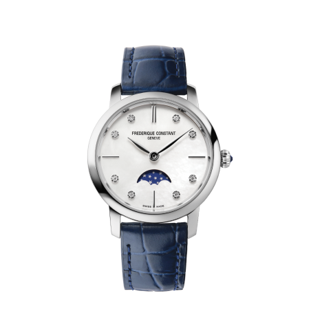 SLIMLINE LADIES MOONPHASE FC-206MPWD1S6