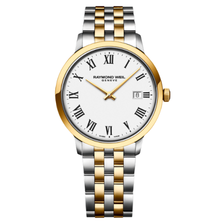 שעון Raymond Weil Toccata Classic Two-tone White Dial Quartz