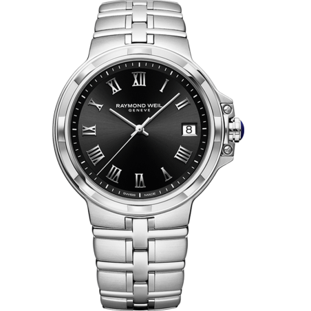שעון Raymond Weil Parsifal Quartz Classic Black Dial Bracelet