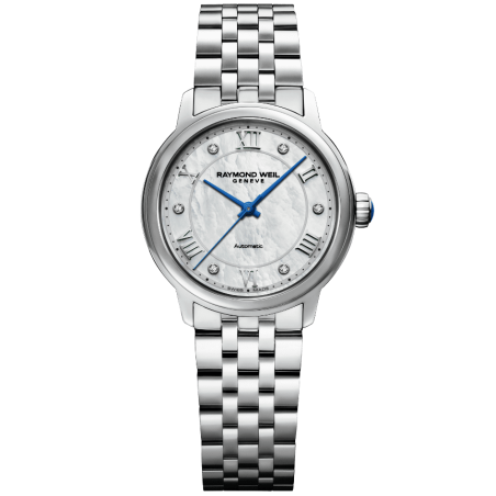 Maestro Ladies Automatic Mother-of-Pearl Diamond Bracelet Watch, 31mm 2131-ST-00966