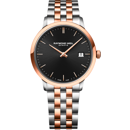 שעון Raymond Weil Toccata Rose Gold Black Dial Quartz