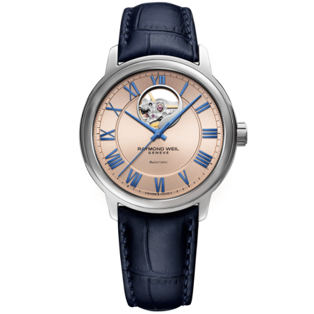 Maestro Men's Automatic Visible Balance Wheel Leather Watch, 40mm 2227-STC-00808