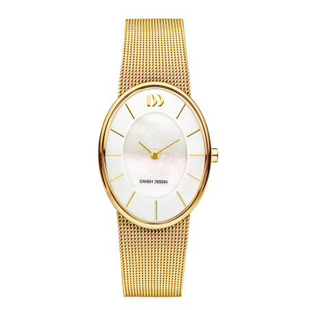 Rømø Oval Mother of Pearl Gold  IV05Q1168