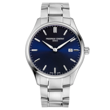 שעון Frederique Constant Classics Quartz GMT FC-220NS5B6B