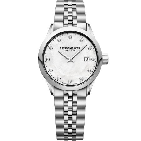 Raymond Weil Women's 5629-ST-97081 Freelancer Ladies Analog Display Quartz Silver Watch