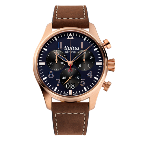 AL-372NB4S4 STARTIMER PILOT QUARTZ CHRONOGRAPH BIG DATE