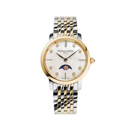 SLIMLINE LADIES MOONPHASE FC-206MPWD1S3B