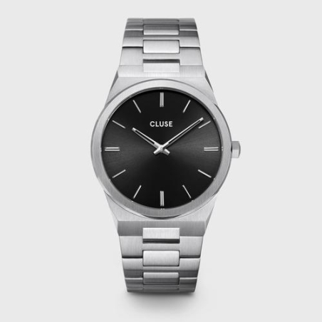 CW0101503004  Vigoureux Steel Black, Silver Colour