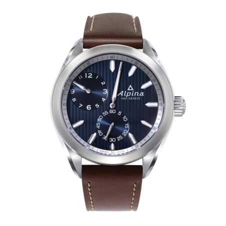 שעון Alpina Alpinar Regulator Automatic Dark Blue Brown