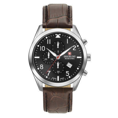 HELVETUS CHRONO שעון ספורטיבי לגבר רצועת עור