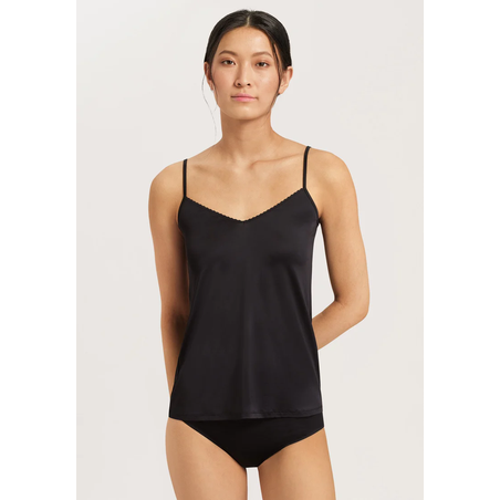 HANRO SPAGHETTI TOP SATIN DE LUXE