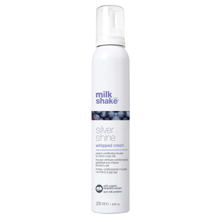 cream whipped shine silver מילקשייק מוס סילבר מרכך קרמי למראה שיער זוהר