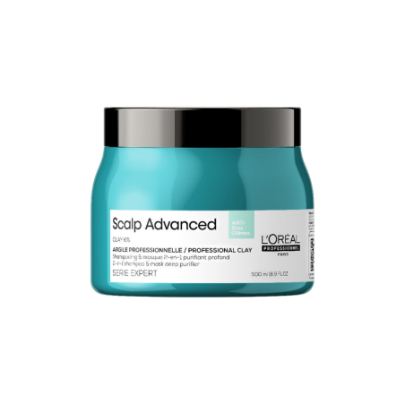 מסיכת חימר לקרקפת שומנית- Scalp Advanced professional clay