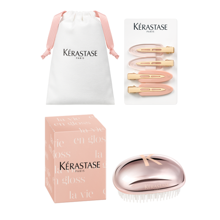 מתנת השקה גלוס אבסולו - מסרק וסיכות קרסטס