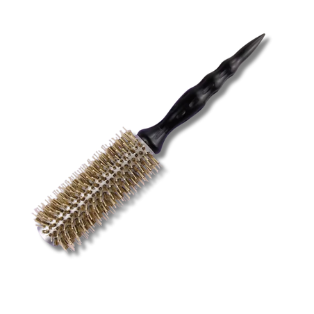 מברשת פן מקצועית איכותית בעלת ידית עץ לעיצוב מושלם