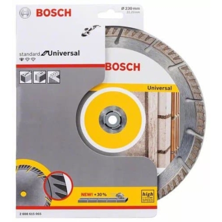 דיסק יהלום BOSCH בוש 9” פתוח לחיתוך בטון ואבן 2608615065