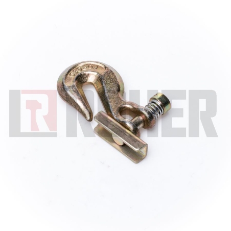 וו קיצור '3/8 (10 מ'מ) כולל סגר אבטחה חיבור פין (CLEVIS) - מעמס 3.15 טון