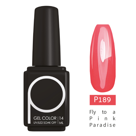 Gel Color. Fly to a Pink Paradise (P189)