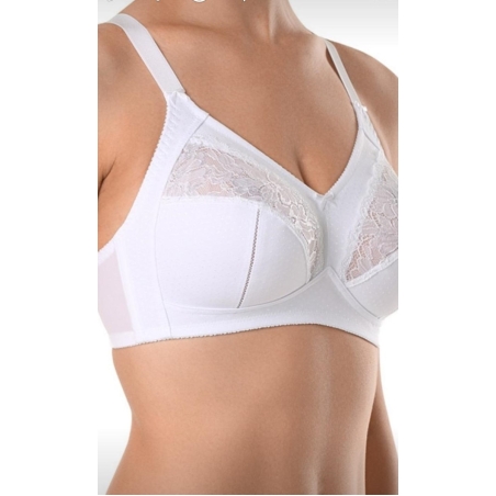 חזיית OPERA CONTE מכותנה מעורבת וללא ברזל. חצי תחרה בקאפ