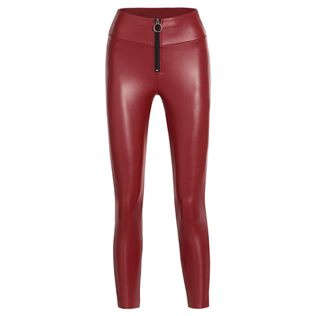 מכנס טייץ דמוי עור צבע בורדו מיוחד