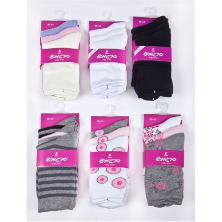 גרבי כותנה מארז שלישייה סריגמיש