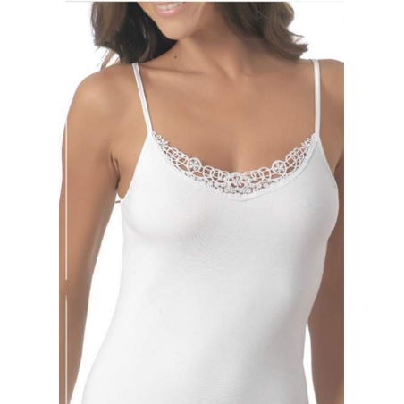 גופיית כותנה Snelly כתפייה דקה