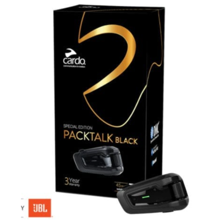 דיבורית בלוטוס לקסדה Cardo PACKTALK Black