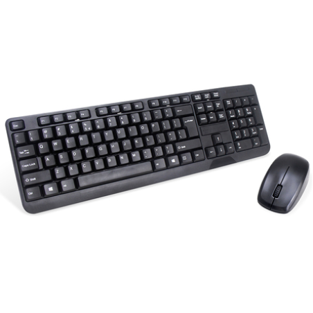 סט מקלדת ועכבר אלחוטיים Silver Line WKM-1603 צבע שחור