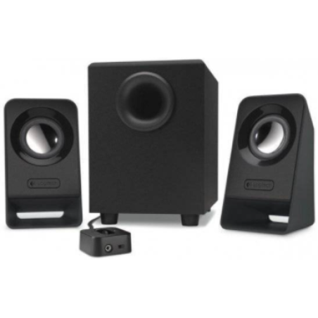 רמקולים למחשב Logitech 2.1 Multimedia Z213 Retail בצבע שחור