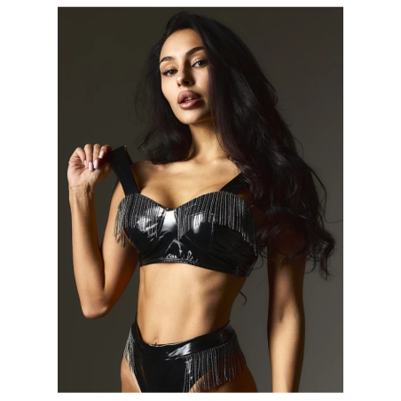 Top OCCI black latex