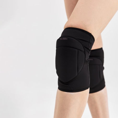 Dance knee pads – Sleek Black Pro 4