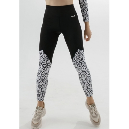 Leggins FELIX black/leo white