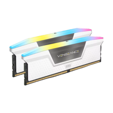 ז.לנייח Corsair Vengeance RGB DDR5 32GB 2X16 5200MHZ C40kit White