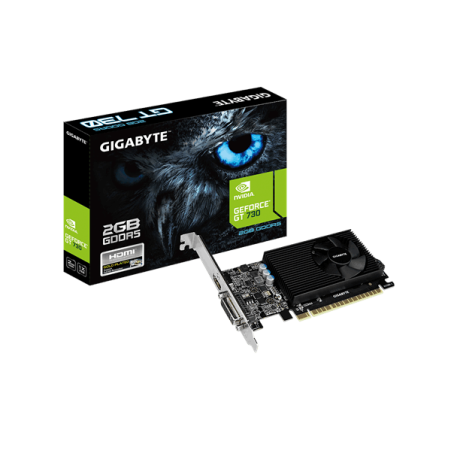 כרטיס מסך GIGABYTE GT730 2GB DDR5 LOW PROFILE