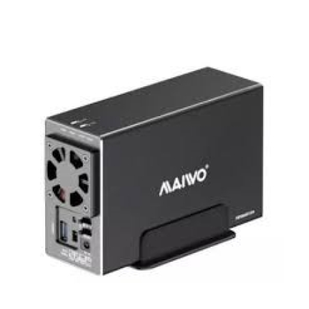 מארז חיצוני ל-2 דיסקים MAIVO HDD 3.5 DUAL BAY USB3.2 RAID