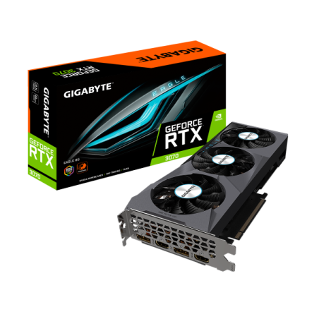 כרטיס מסך Gigabyte RTX3070 Eagle 8GB 2.0 GDDR6 256bit RGB LHR