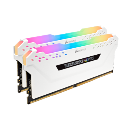 ז. לנייח Corsair DDR4 Vengeance RGB Pro 32GB 2X16 3200MHZ White