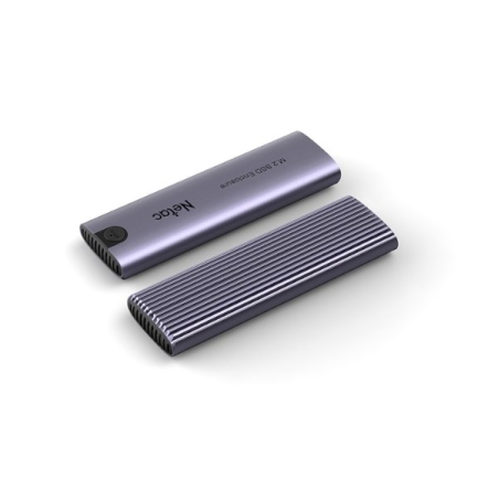 קופסא חיצונית לדיסק Netac USB Type-C to C/A NVME/M.2 SATA HDD Cas