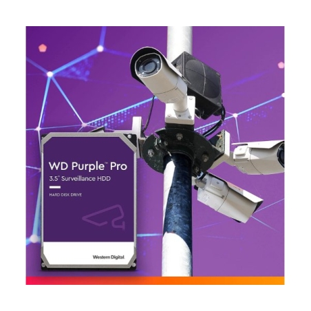 דיסק קשיח פנימי לנייח WD 4TB Purple 5400rpm 256MB 3.5