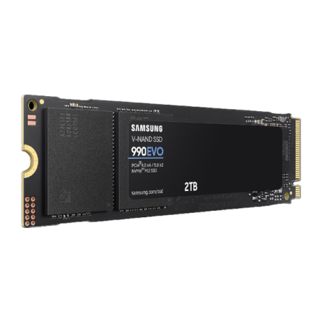 דיסק פנימי Samsung 990 EVO 2TB PCIE4.0X4/5.0X2 NVME gen 4/5