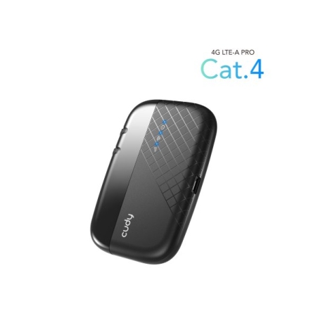 נתב סלולרי נייד 4G/LTE עם סוללה נטענת עד 5 שעות שימוש Cudy MF4-IL