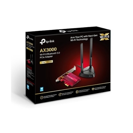 כרטיס רשת אלחוטי TPLink Archer AX3000 up to 3000Mbps WIFI 6