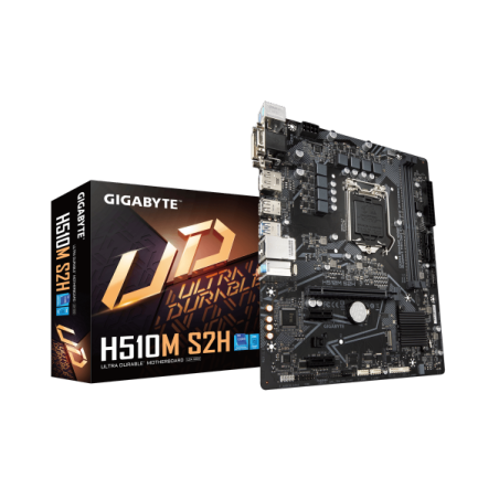 לוח דור 11 Gigabyte H510M S2H V2 LGA1200 PCIE 4.0 DVI DP HDMI